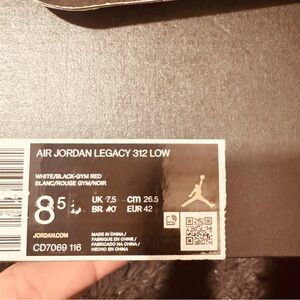 Air Jordan Legacy 312 Low Sneakers